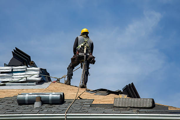 Professional Roof Replacement technician working in Nelson, NH